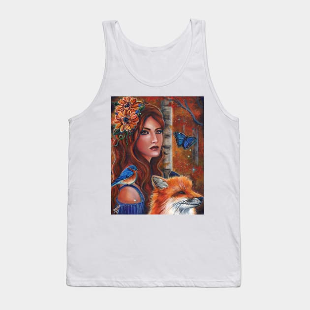 Rhiannon goddess art by Renee L. Lavoie Tank Top by ReneeLLavoie